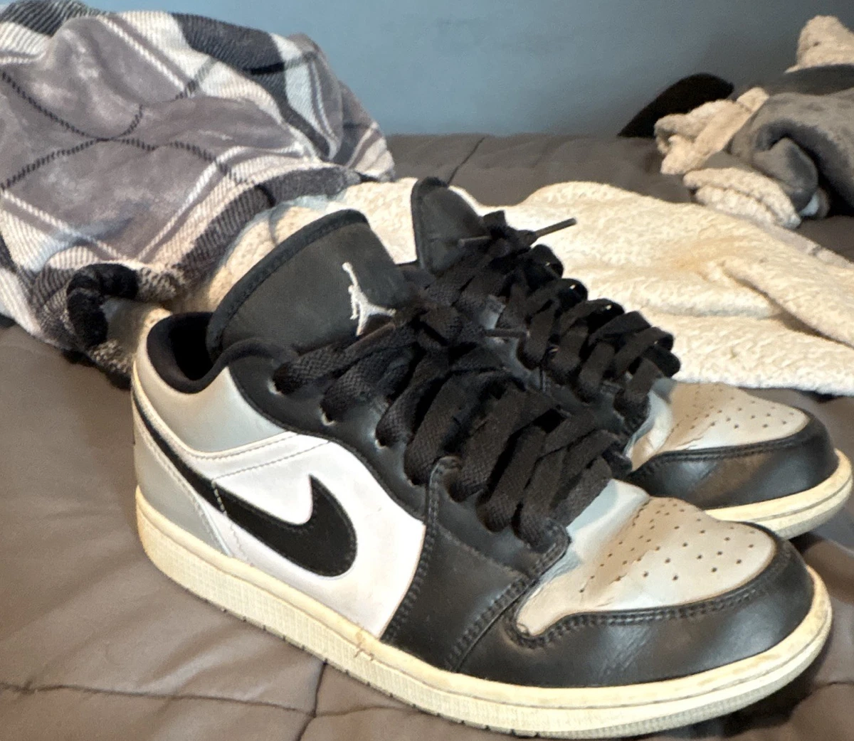 Preços baixos em Jordan 1 Low White Black | eBay