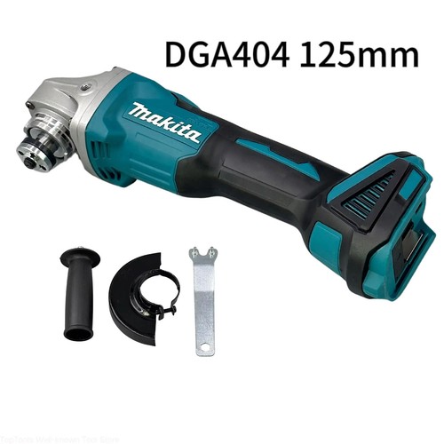 Makita 18V 125mm DGA404 Brushless Lithium Electric Angle Grinder Rechargeable UK - Picture 2 of 2