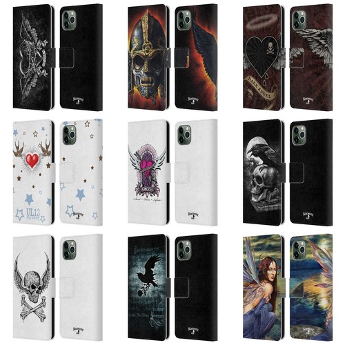 OFFICIAL ALCHEMY GOTHIC WING LEATHER BOOK WALLET CASE FOR APPLE iPHONE PHONES - 第 1/16 張圖片