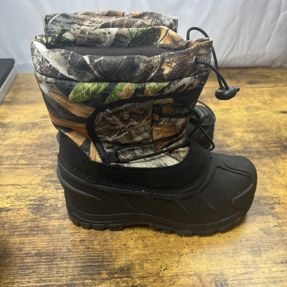 Itasca RealTree Camo Insulated Waterproof Hunting Snow Boots Size 1 #6527159 - Image 4 of 4
