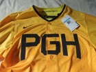 NWT Nike jersey, Pirates, MLB, men's M, L, $160, black & gold, Stargell, #8