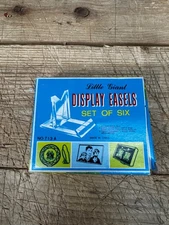 Vintage Little Giant No. 713A Plastic Display Easels Original Boxes