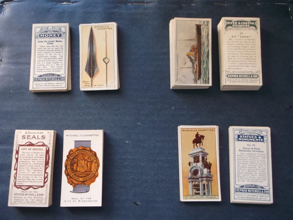 Stephen Mitchell Cigarette Cards ( Pick Your Set ) ( Original ) Very Good - Image 2 of 2