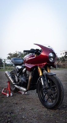 HACK Cafe Racer Bolt-On Verkleidung passend für Triumph Speed 400 CARNIVAL RED