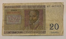 Belgium 20 Francs 1956 Banknote