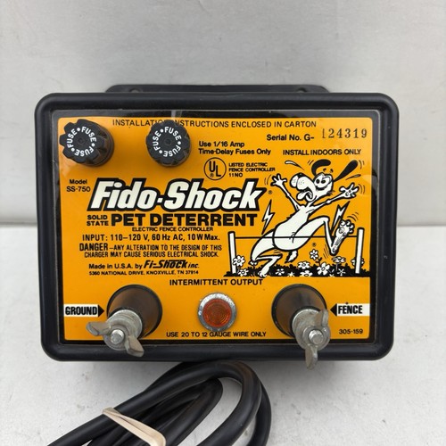 Fido-Shock Pet Deterrent SS-750 Elektrozaunsteuerung getestet funktioniert - Bild 2 von 7