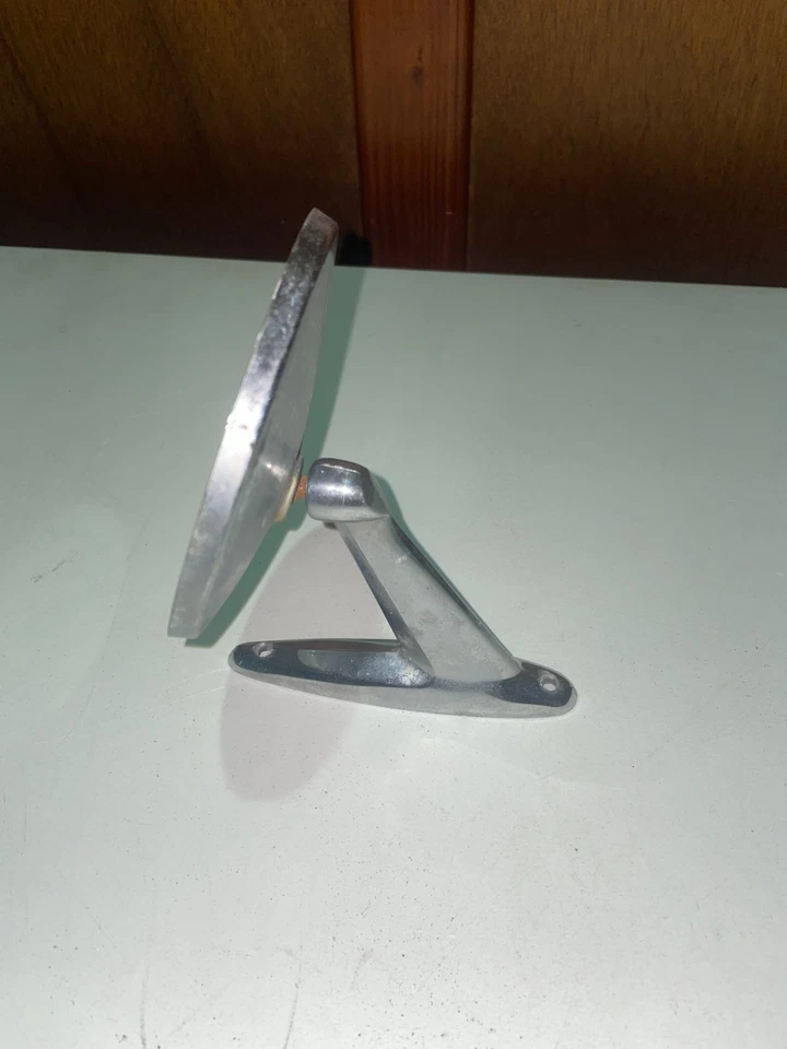 1960-1965 Ford Falcon Exterior Chrome Side Mirror Mount 4.5" - Image 2 of 4