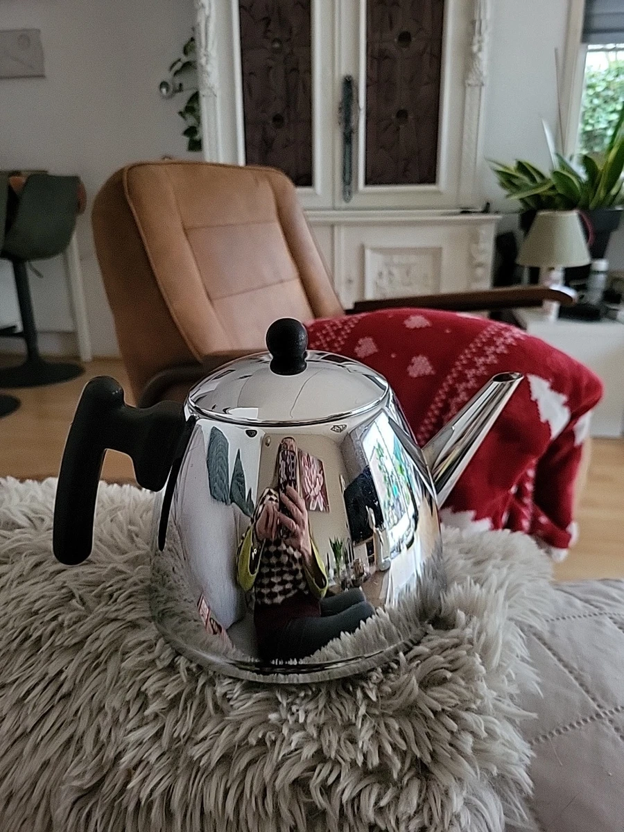 Théière Bredemeijer Duet Eva 1,1L - Noir Mat, Inox Et Verre