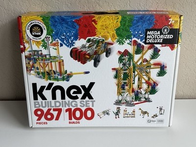 K'NEX 967 Pieces Deluxe Builder Set Interlocking Blocks - Multicolor (15264)
