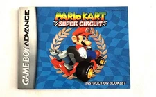Mario Kart Super Circuit for GBA; instruction booklet ONLY; perfect cond.