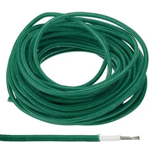 PATIKIL 16.4Ft 11AWG Electronic Wire, -30 to 200 Degrees Celsius 11AWG, Green 