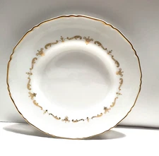 Royal Worcester Gold Chantilly Salad Plate Fine Bone China EUC