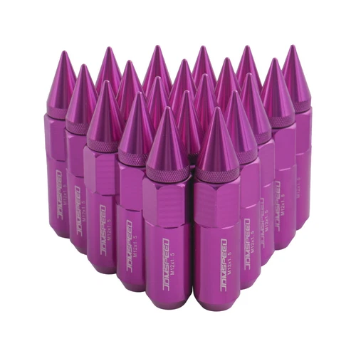 Cap Spiked Racing Wheel Lug Nuts 20PCS M12 x 1.5mm 60mm Arrow Style New - Picture 10 of 66