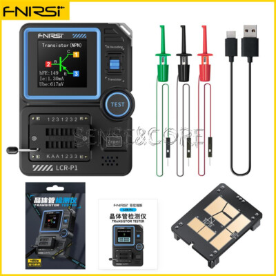 FNIRSI LCR-P1 Transistor Tester Diode /Triode MOSFET NPN PNP SMD LCR ESR Meter-
