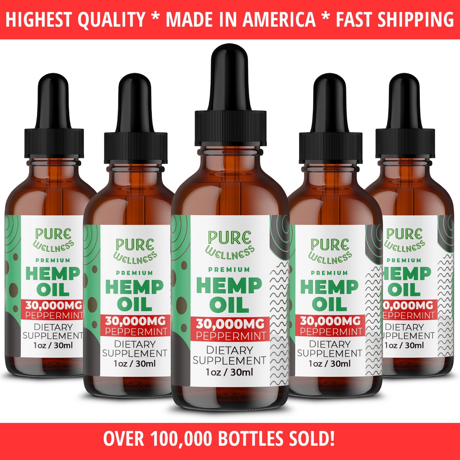 (5-pack) Made In Usa | Sleep, Pain, Relax, Wellness, Works F