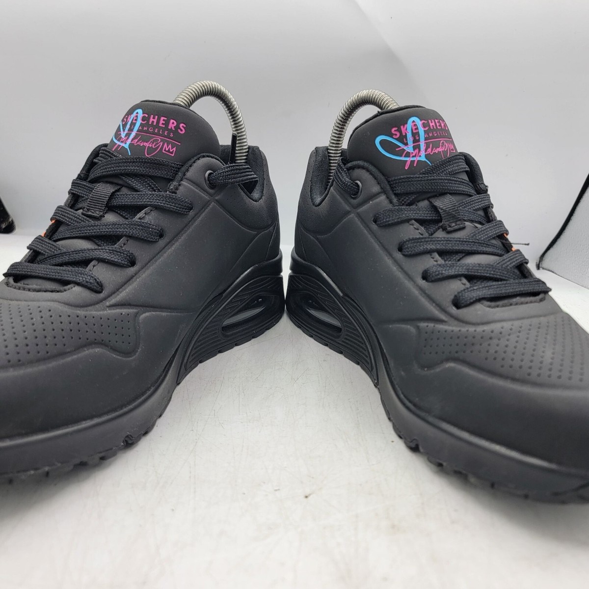 mi.hi♡ti  Skechers Uno Highlight Love Womens 8 Black Casual Fashion