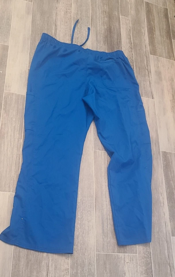 Unisex Cherokee Blue Scrub Pants nurse doctor medical Size Large  - Image 2 of 4