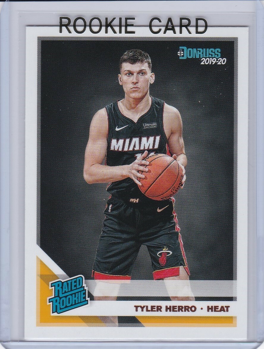 TYLER HERRO ROOKIE CARD 2019/2020 Donruss RATED RC Miami Heat