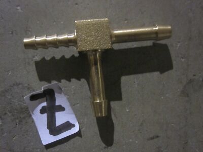 460 New Brass Fittings Tee Special 3/16 ID Hose x 1/4 Tube x 1/4 Tube Connectors