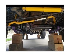 Front Rear Adjustable Panhard Rod Bar Fit For Toyota Landcruiser Hzj80 Hdj8...