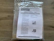 Distlefink Designs Old Fashioned Santa Door Stop Needlepoint Canvas Kit New