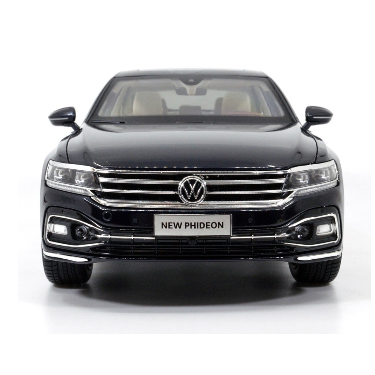 Volkswagen New Phideon 1/18 ダークブルー 1:18 Scale Volkswagen Phideon 2021 Blue Diecast Model Collectibles