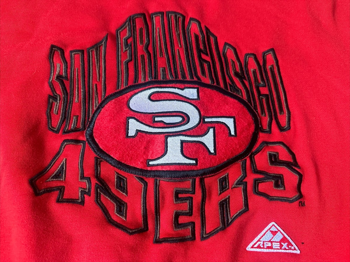 NFL SF49ERS 刺繍ロゴ　スウェット San Francisco 49ers Apex One NFL Embroidered Sweatshirt Size XL