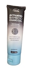 Bamboo Charcoal Black Toothpaste with Fluoride Teeth Whitening Oral Care Pprmint