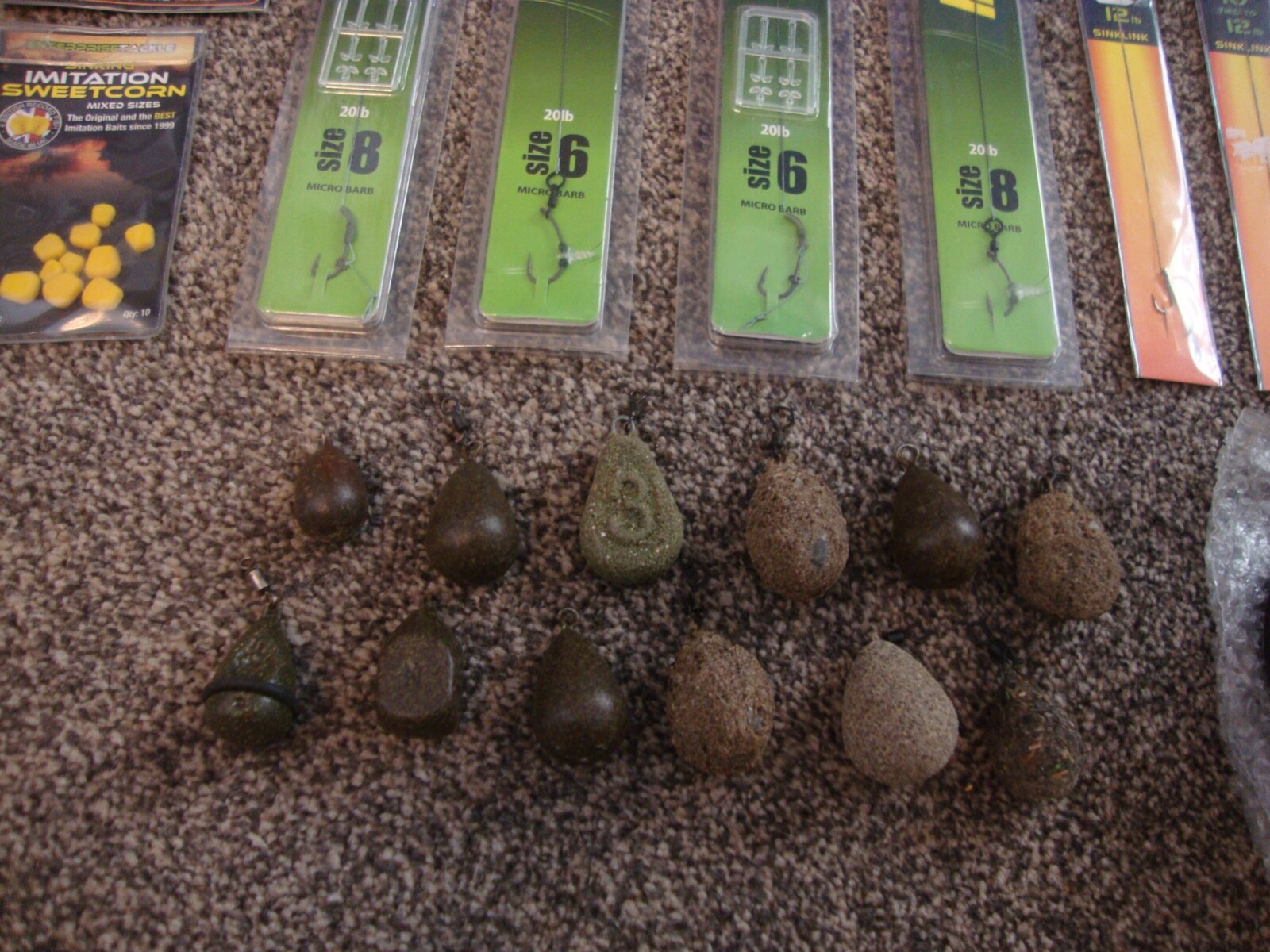 KORDA TACKLE BOX CARP FISHING END TACKLE, JOB LOT..NEW / USED. FOX NASH