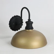 Minka-Lavery Escudilla Outside Wall Light 71251-663 Black & Gold