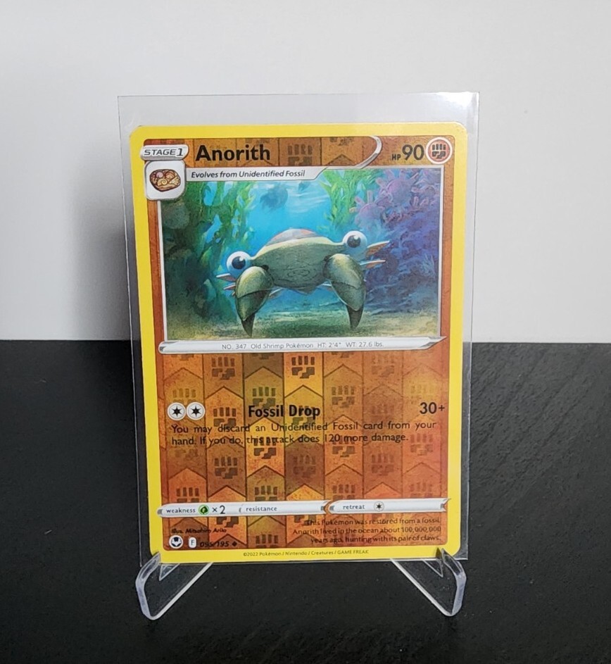 Pokemon TCG Anorith Silver Tempest 095/195 Reverse Holo Uncommon