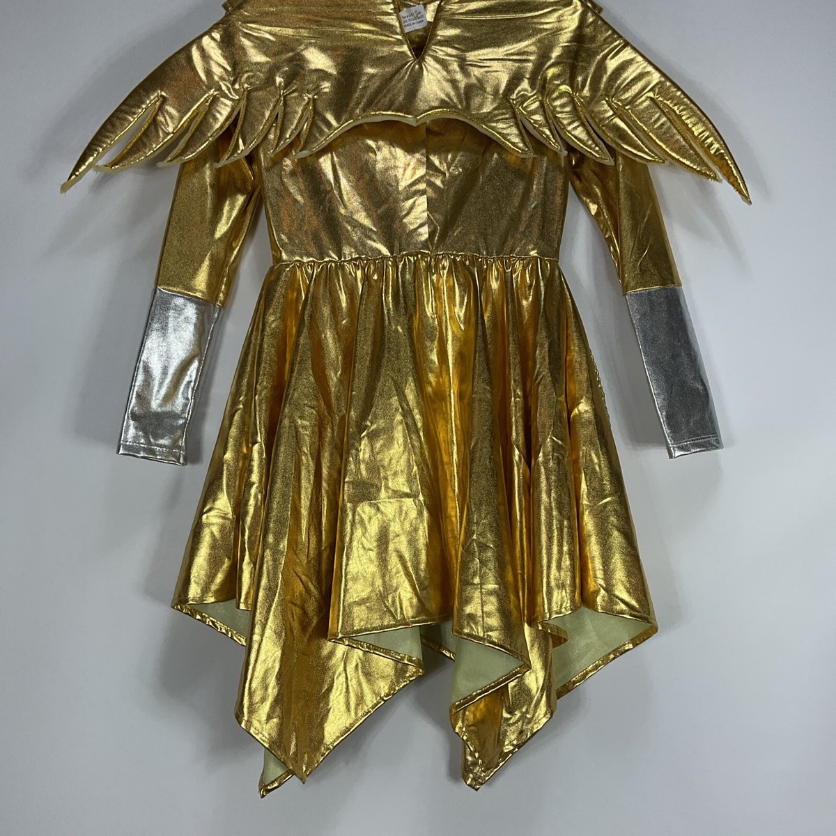 DC Ww84 Wonder Woman Golden Armor Girls Halloween Costume - 4-6