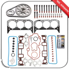 Timing Chain Kit Cover Gasket Bolts Set For 99-05 Chevrolet Astro GMC Jimmy 4.3L
