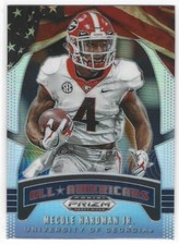 MECOLE HARDMAN JR 2020 PRIZM DRAFT ALL-AMERICAN SILVER PRIZM CHIEFS GEORGIA S4
