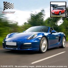 Porsche Boxster 982 Soft Top Roof Protector Cover (2016 Onwards) Black 186