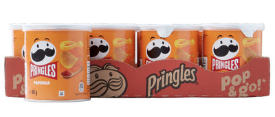 PAPRIKA CHIPS POP & GO 12 x 40 GRAMM - BY PRINGLES (33,29 EUR/kg)