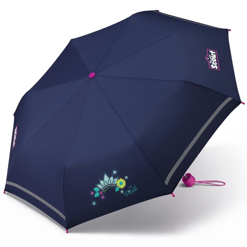 Kinder Regenschirm Mit Eulen-Motiv - Windfest & UV-Schutz 88,9cm