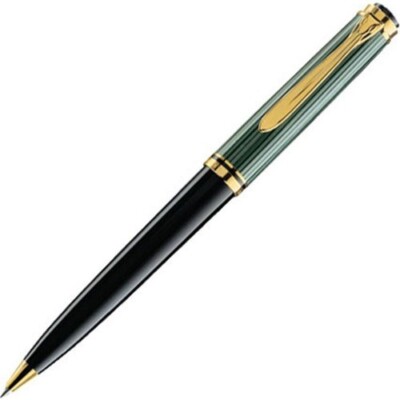 Pelikan Ball Pen K600 BLACK GREEN Souveran NEW Box