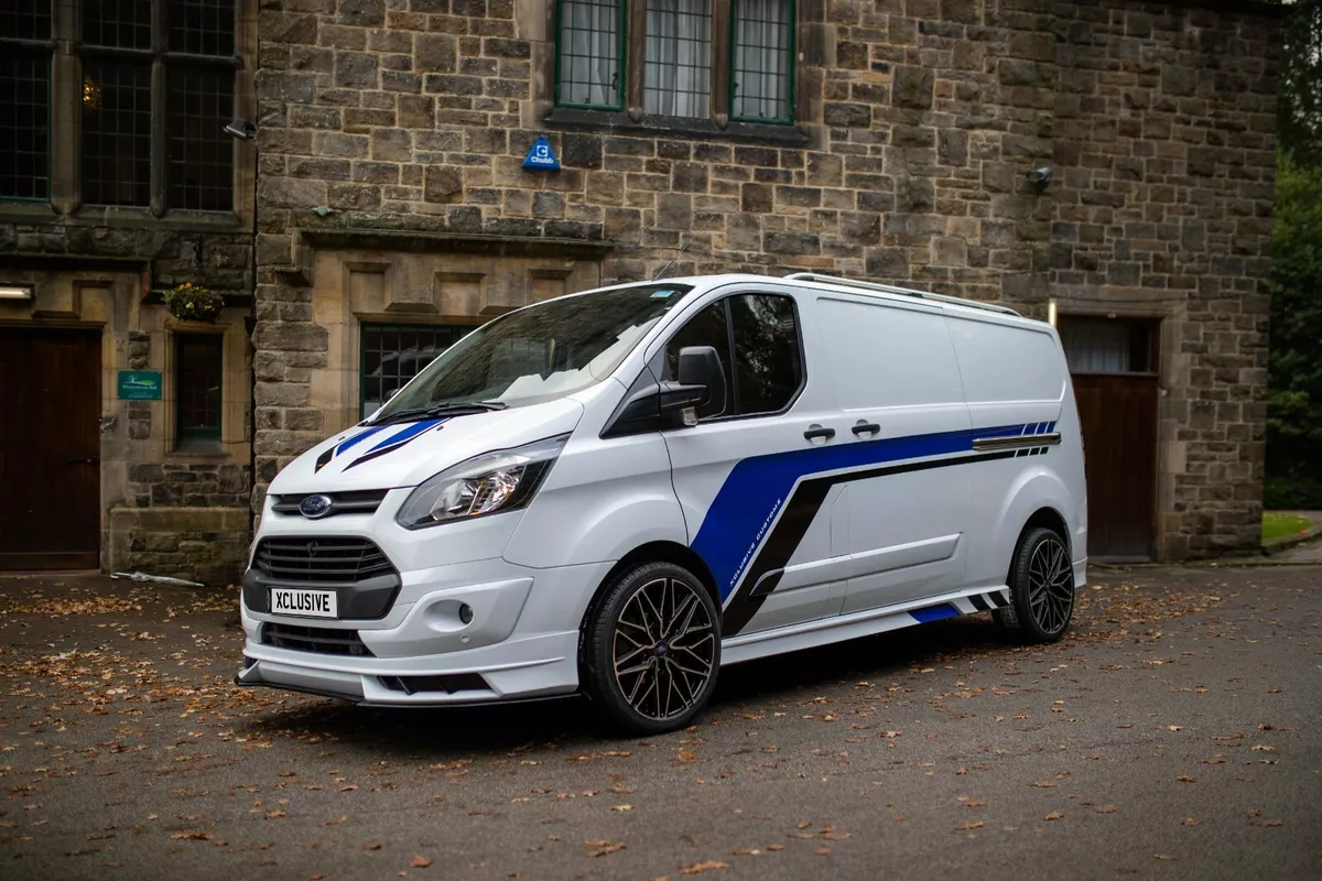 Ford transit custom tuning transit custom modified side skirts PLASTIC