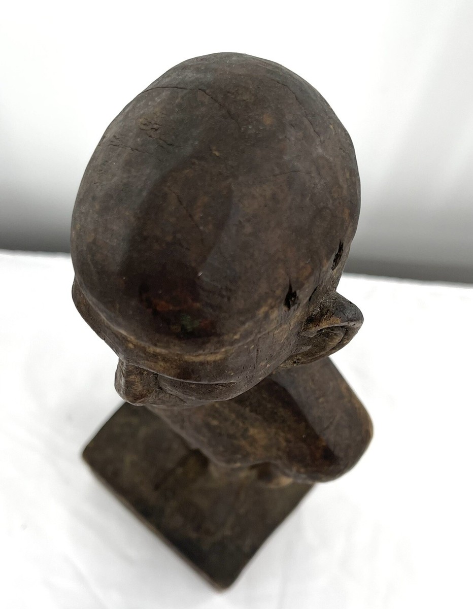 Antique Bulul 19th Century Philippine Ifugao Wood Bulul Male