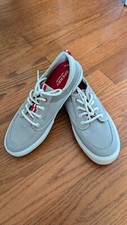 New. Sperry Kids Boys Soletide Sneaker, Grey, Size 5