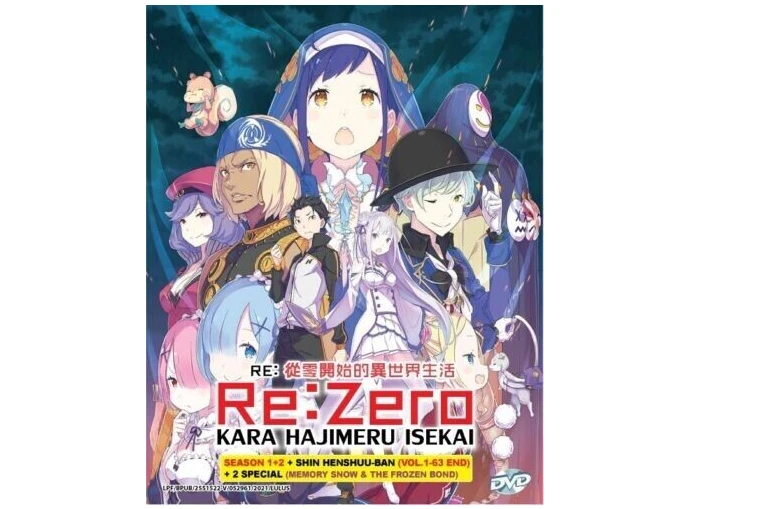 Anime DVD Re:Zero Starting Life in Another World Season 1+2 + 2 OVA Free  Ship