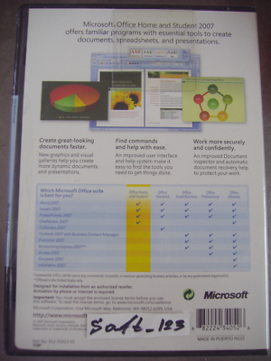 Microsoft Office 2007 Home For Students - Édition Espagnole - Boîte Seule (Only Box)