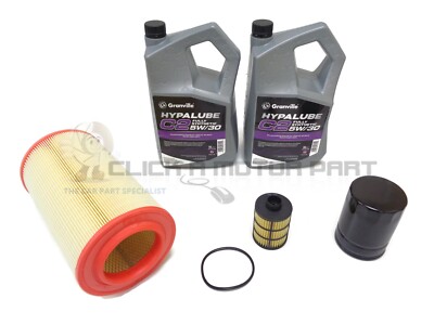 Oil Air Diesel Fuel Filter & 10L Engine Oil For Peugeot Boxer 3.0 HDi 2006-2011
