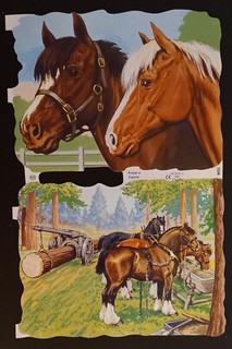 Glanzbilder Bogen MLP 1534 Pferde