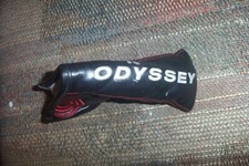 slightly used Odyssey White Hot Pro black  blade Putter Headcover