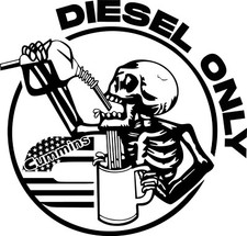 Cummins Diesel Permanent Vinyl Decal Please Message Color 5-34 X 6