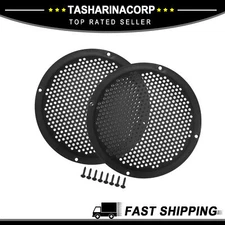 Universal Piece of 2 6" Car Speaker Grill Cover Mesh Audio Subwoofer Guard