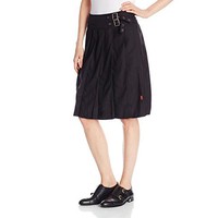 Tripp Nyc Juniors Double Buckle Kilt, Black, Small Sale Tripp Nyc Juniors Double Buckle Kilt, Black, Small Sale
