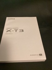 Fuji Fujifilm X-T3 Genuine Camera Instruction Manual / User Guide In English